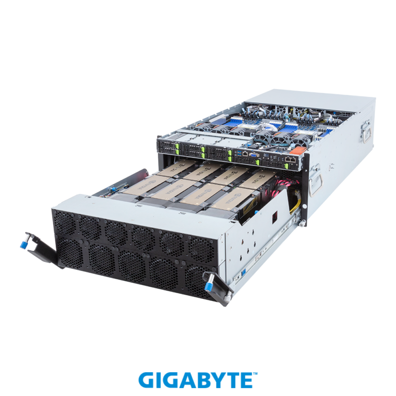 Gigabyte G593-ZD2-AAX1 HPC/AI Server - AMD EPYC™ 9004 - 5U DP NVIDIA HGX™ H100 8-GPU 4-Root Port - Image 11