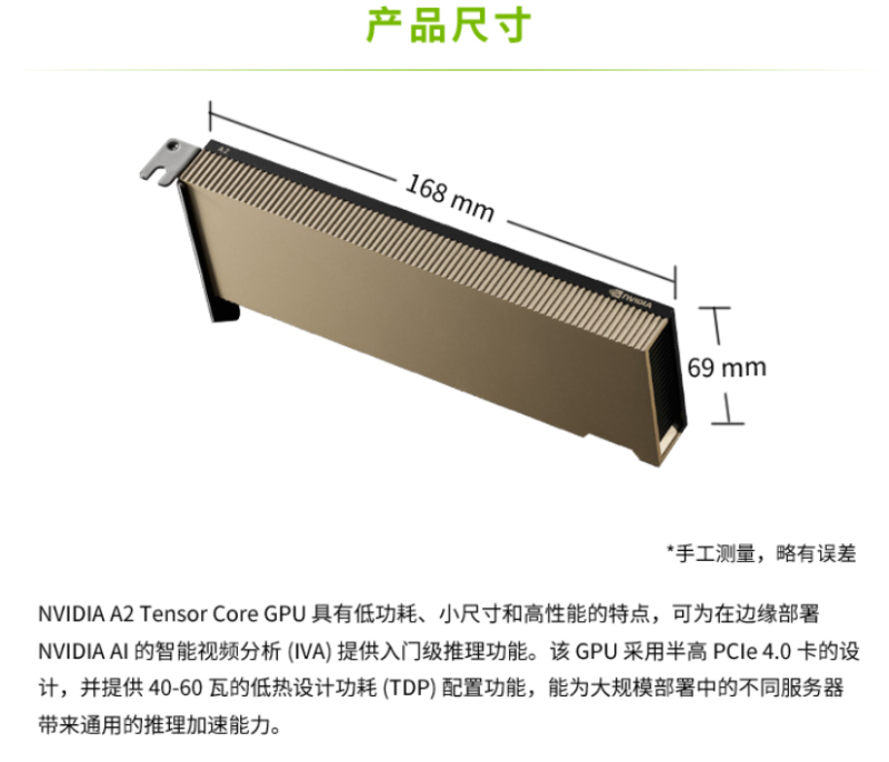 NVIDIA Tesla A2 16G NVIDIA A2 TENSOR CORE GPU - Image 5