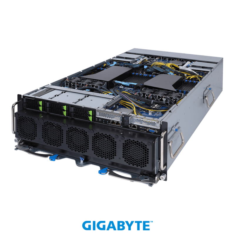 GIGABYTE G492-ID0 Rev. 100 HPC/AI Server - 3rd Gen Intel® Xeon® Scalable - 4U DP HGX™ A100 8-GPU - Image 4