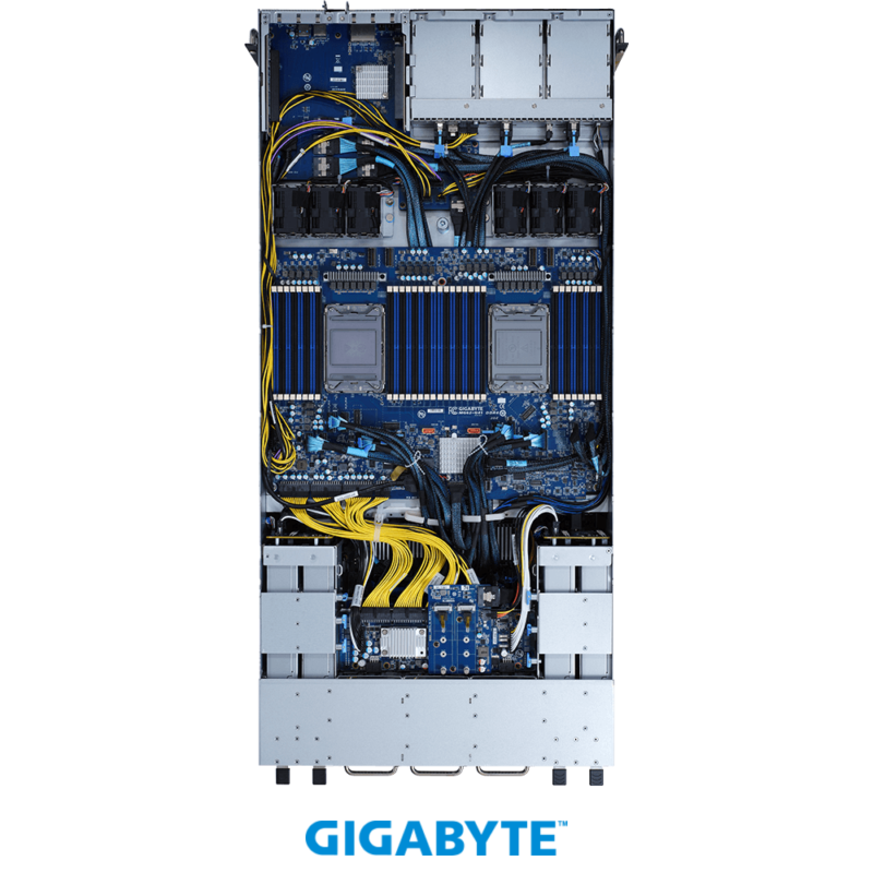GIGABYTE G492-ID0 Rev. 100 HPC/AI Server - 3rd Gen Intel® Xeon® Scalable - 4U DP HGX™ A100 8-GPU - Image 7