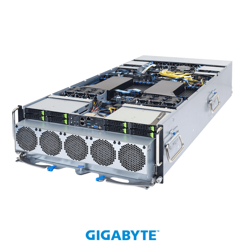 Gigabyte G492-ZD0 Rev. 100 Rev. A00 HPC/AI Server - AMD EPYC™ 7002 - 4U DP HGX™ A100 8-GPU - Image 3