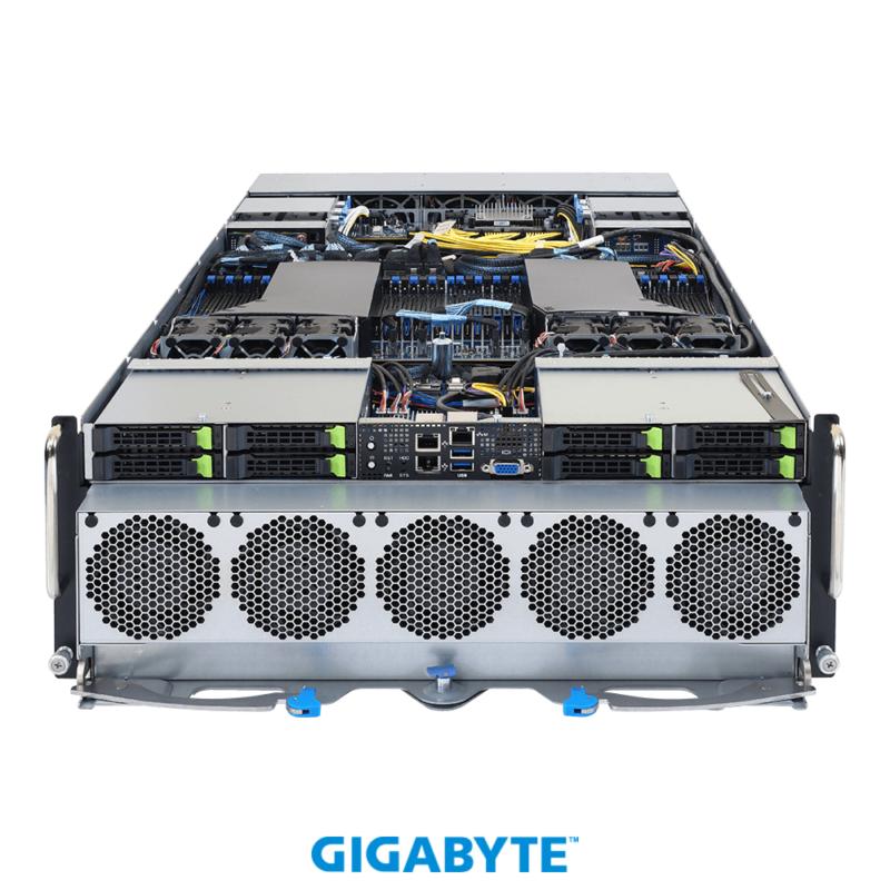Gigabyte G492-ZD0 Rev. 100 Rev. A00 HPC/AI Server - AMD EPYC™ 7002 - 4U DP HGX™ A100 8-GPU - Image 4