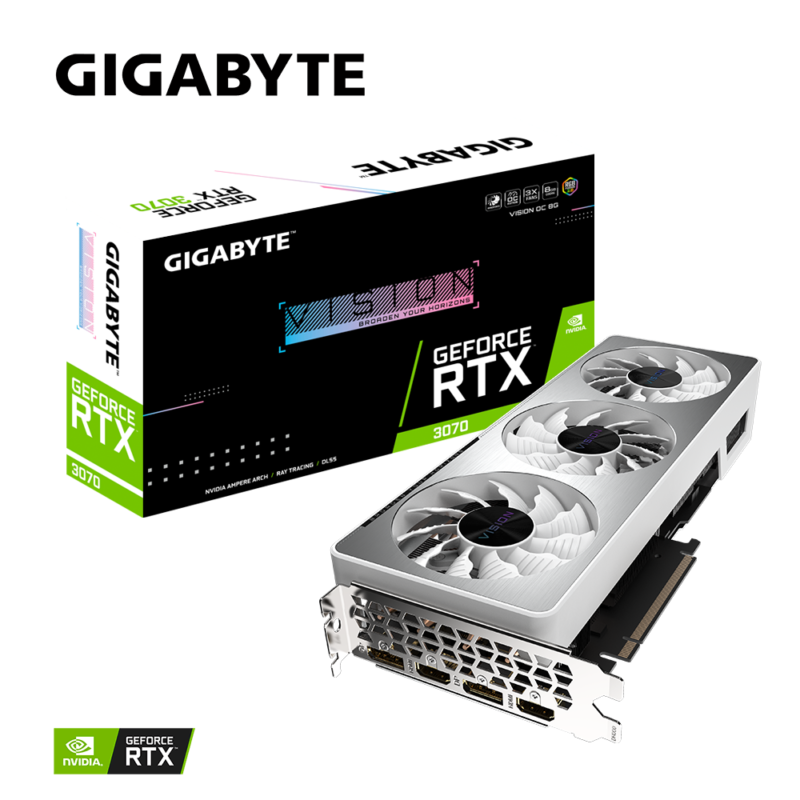 Gigabyte Graphics Card RTX 3060 ti RTX 3070 RTX 3070 Ti RTX 3080 ti RTX 3080 RTX 3090 ti RTX 3090 8GB 10GB 12GB 24GB - Image 4