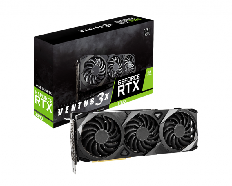 MSI Graphics Card RTX 3060 ti RTX 3070 RTX 3070 Ti RTX 3080 ti RTX 3080 RTX 3090 ti RTX 3090 8GB 10GB 12GB 24GB