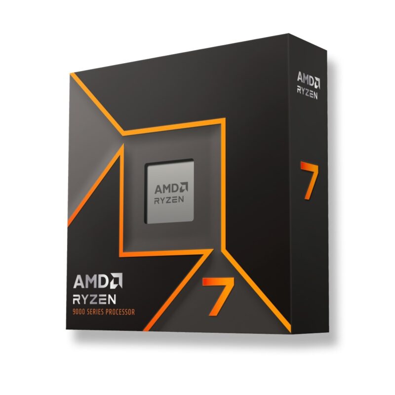 AMD Ryzen 7 9700X 8 Cores 16 Threads 65 W TDP 3.8 GHz Frequency 5.5 GHz Boost Granite Ridge Codename Socket AM5