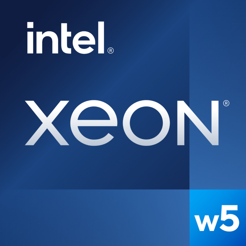 Intel Xeon w5-3525 16 Cores 32 Threads 290 W TDP 3.2 GHz Frequency 4.8 GHz Boost Sapphire Rapids Codename Socket 4677