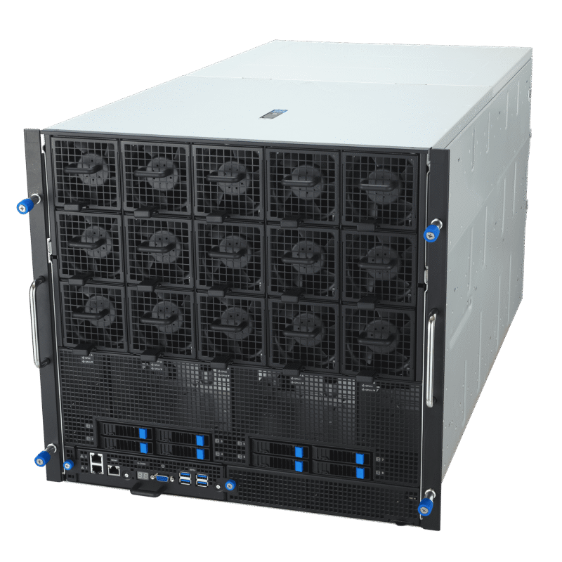 ASUS ESC NB8-E11 HGX B200 NVL8 180GB Air-Cooled (8) 10U NVIDIA® Blackwell HGX™ B200 eight-GPU server Intel Sapphire Rapids (2) Intel Emerald Rapids (2) ai GPU Server - Image 2