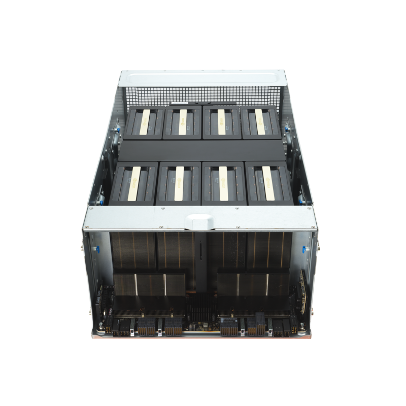 ASUS ESC NB8-E11 HGX B200 NVL8 180GB Air-Cooled (8) 10U NVIDIA® Blackwell HGX™ B200 eight-GPU server Intel Sapphire Rapids (2) Intel Emerald Rapids (2) ai GPU Server