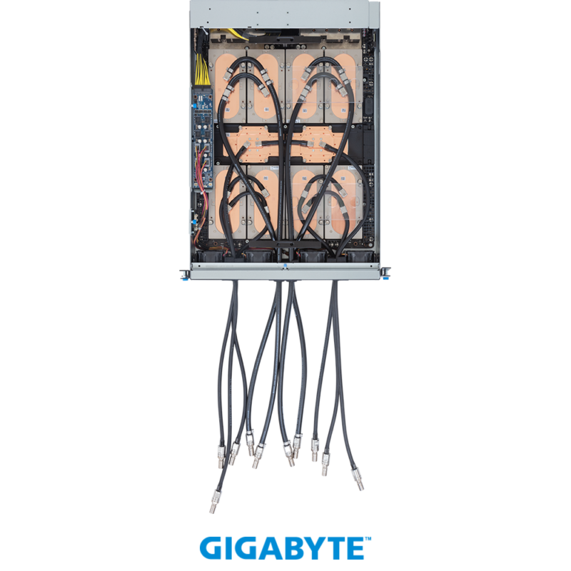 Gigabyte GPU ai Servers G4L4-SD1-LAX5 HGX B200 NVL8 180GB Partner-Cooled (8) Intel Granite Rapids SP (8) ai GPU server - Image 4