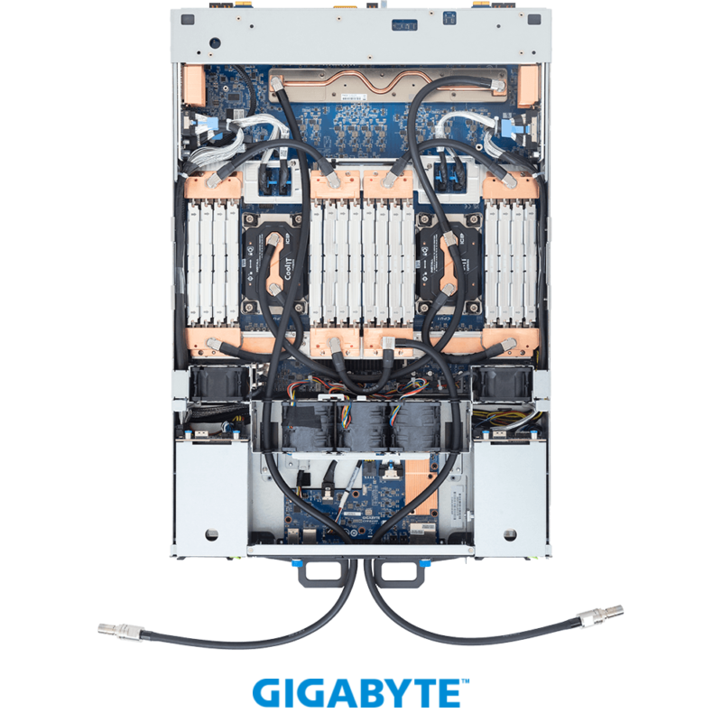 Gigabyte GPU ai Servers TO46-SD3-LA07 HGX B300 NVL8 270GB Partner-Cooled (8) Intel Granite Rapids SP (2) - Image 2