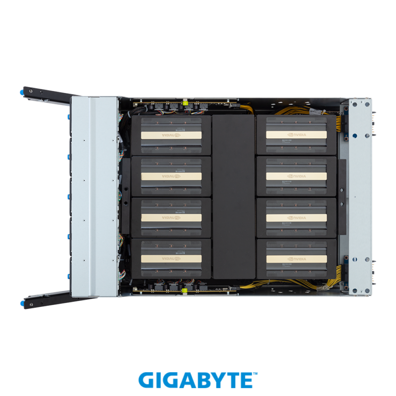 Gigabyte GPU ai Servers G893-ZD1-AAX5 HGX B200 NVL8 180GB Air-Cooled (8) AMD Turin (2) ai GPU server - Image 3