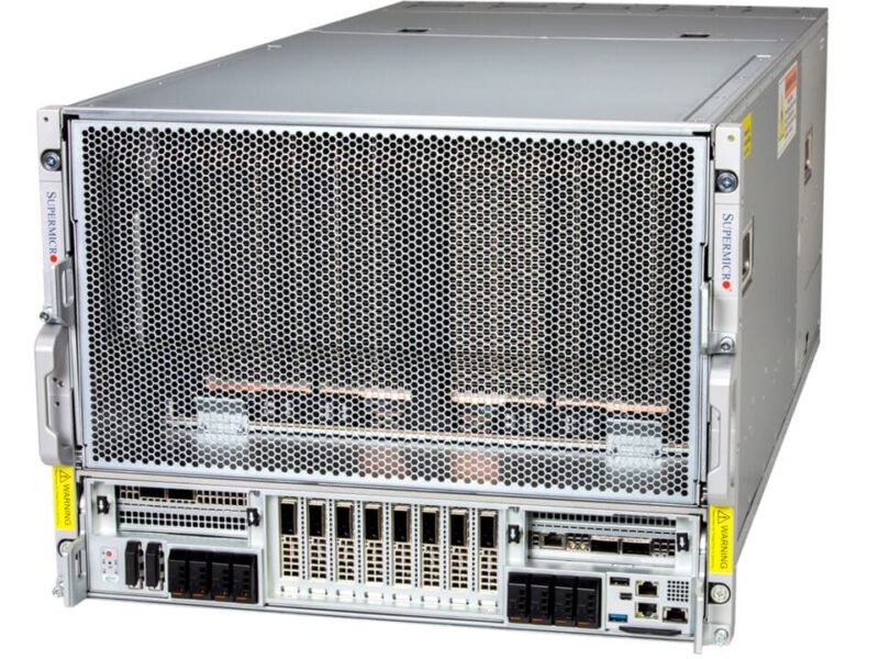 Supermicro SuperServer SYS-822GS-NBRT HGX B200 NVL8 180GB Air-Cooled (8) Intel Granite Rapids SP (2) AI Graphics Card GPU Server